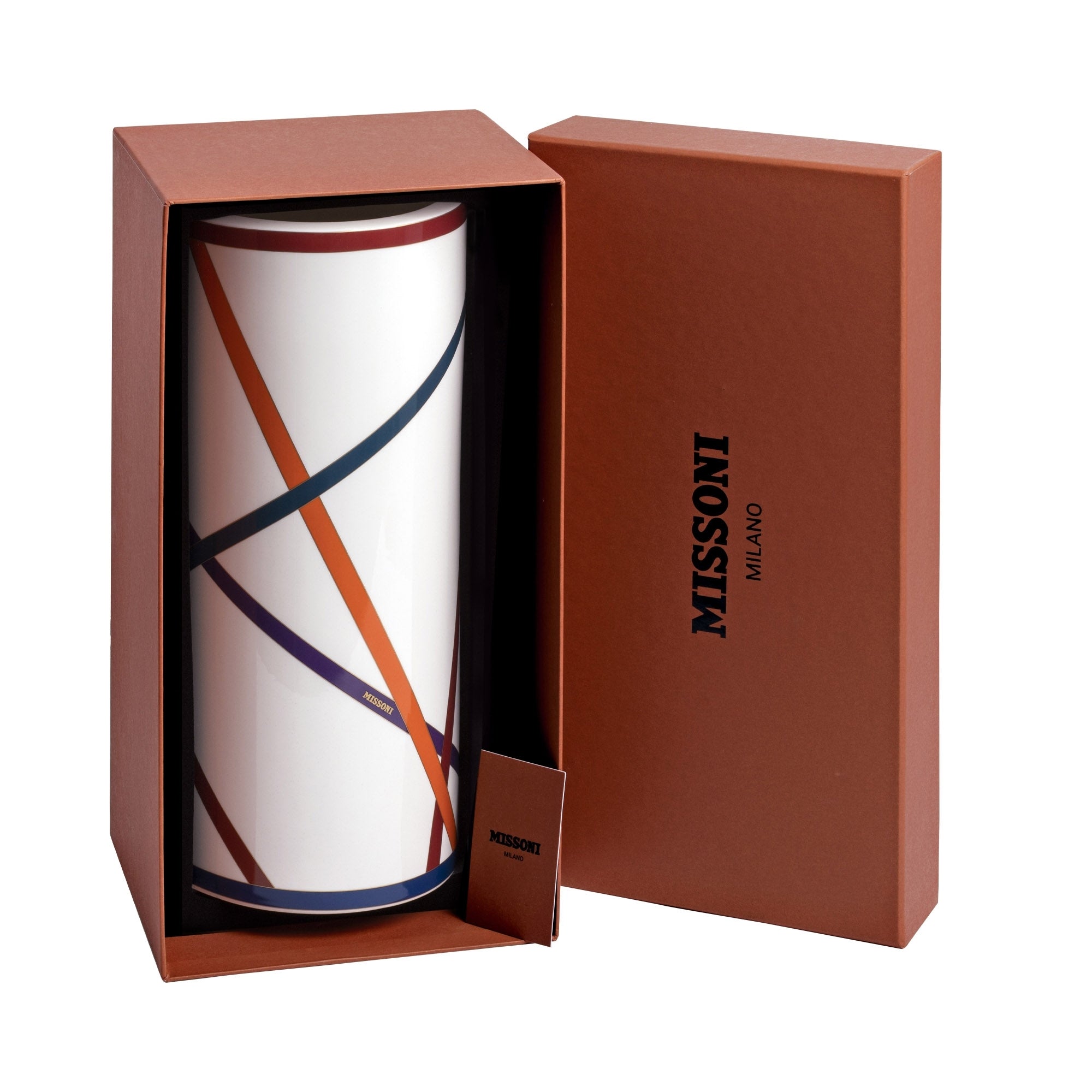 MISSONI - LUXURY BOX VASO GRANDE / LUXURY BOX HIGH VASE Ø 16 * h. 36 cm **